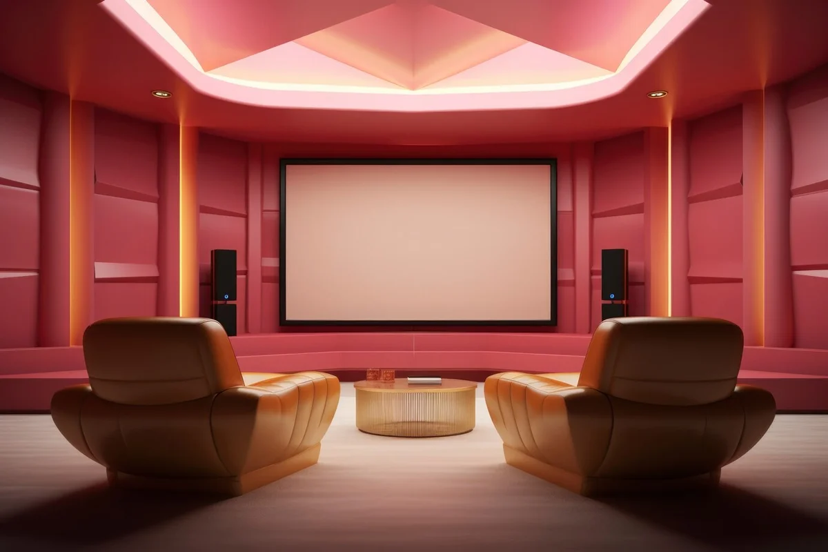 طراحی اتاق‌های بازی و سینما در ویلا